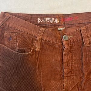 Altamont rust corduroy pants